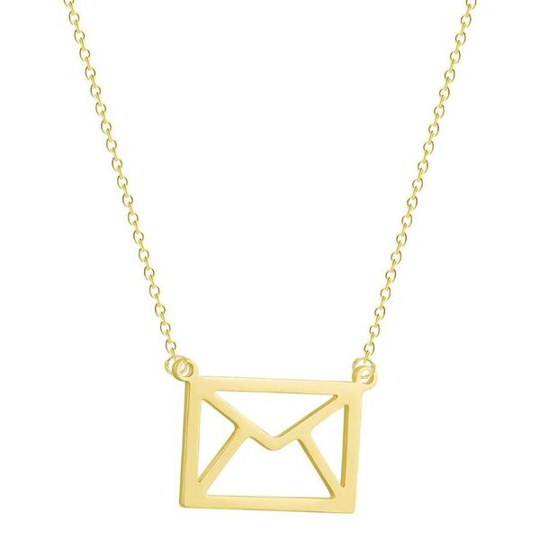 pendant necklaces 2021 fashion jewelry stainless steel envelope necklace female choker chain trendy accessories, Silver
pendant necklaces 2021 fashion jewelry stainless steel envelope necklace female choker chain trendy accessories, Silver