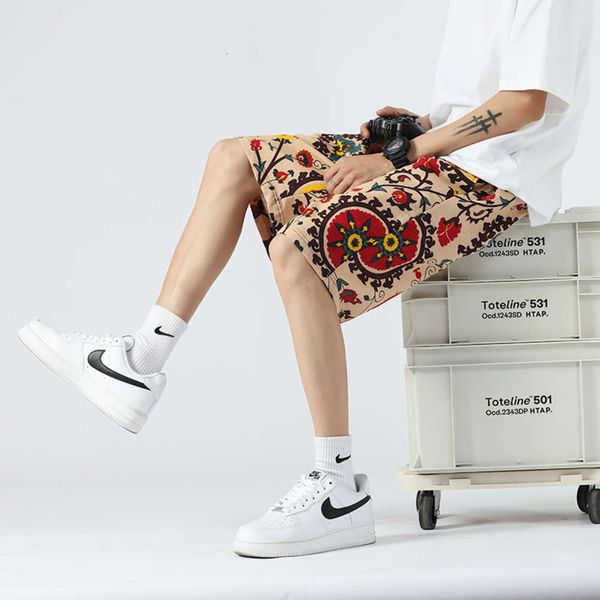 men's shorts shorts loose casual capris summer men's beach youth big underpants cotton and linen pants fashion, White;black
men's shorts shorts loose casual capris summer men's beach youth big underpants cotton and linen pants fashion, White;black