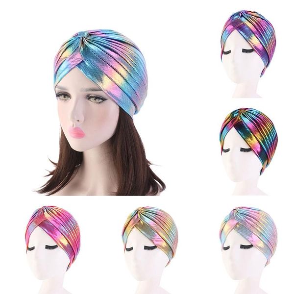 beanie/skull caps colorful women laser silky ruffle metallic turban hair cover accessories bonnet salon that head wrap, Blue;gray
beanie/skull caps colorful women laser silky ruffle metallic turban hair cover accessories bonnet salon that head wrap, Blue;gray