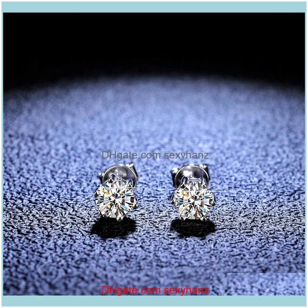 jewelrysier platinum plated total 1 carat excellent cut diamond test passed d color high clarity moissanite earrings 925 jewelry stud drop d, Golden;silver
jewelrysier platinum plated total 1 carat excellent cut diamond test passed d color high clarity moissanite earrings 925 jewelry stud drop d, Golden;silver