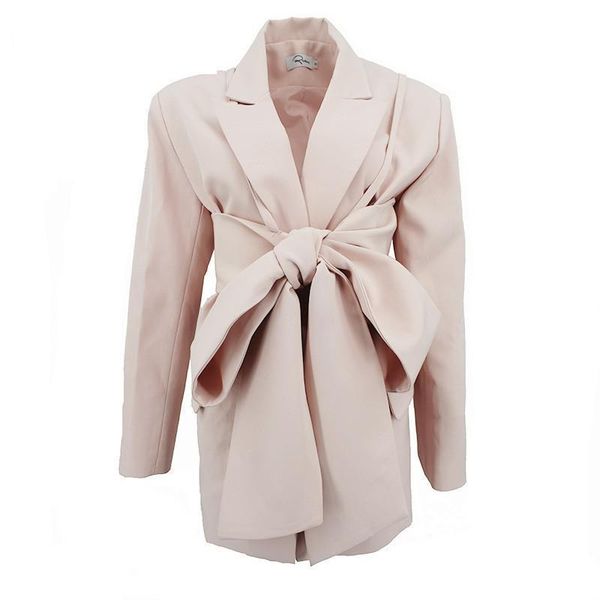 yuerwang women coat blazer bow bandage suit long sleeve ladies pink fashion women's slim jacket spring 2021 suits & blazers, White;black
yuerwang women coat blazer bow bandage suit long sleeve ladies pink fashion women's slim jacket spring 2021 suits & blazers, White;black