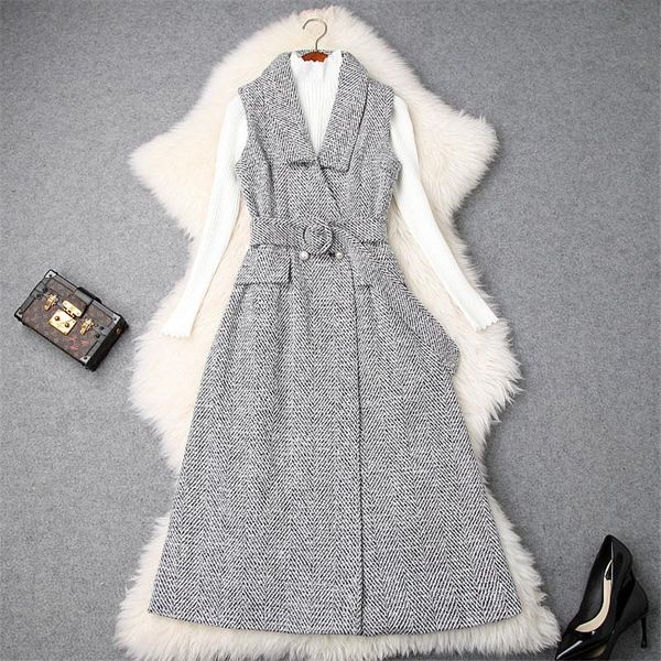 casual dresses woolen vest dress 2piece set autumn winter women 2021 fashion long sleeve knitting pullovers vestidos, Black;gray
casual dresses woolen vest dress 2piece set autumn winter women 2021 fashion long sleeve knitting pullovers vestidos, Black;gray