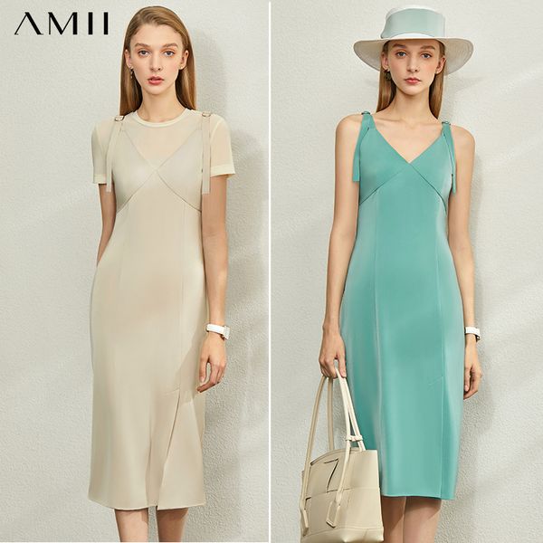 amii minimalism spring summer 2pcs set solid slim fit tshirt sling vneck high waist calf-length fenale dress 12070204, Black;gray
amii minimalism spring summer 2pcs set solid slim fit tshirt sling vneck high waist calf-length fenale dress 12070204, Black;gray