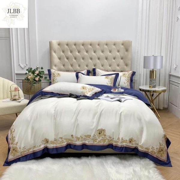 bedding sets luxury 1000tc egyptian cotton white/blue set gold rose flowers embroidery duvet cover bed linen fitted sheet pillowcases
bedding sets luxury 1000tc egyptian cotton white/blue set gold rose flowers embroidery duvet cover bed linen fitted sheet pillowcases
