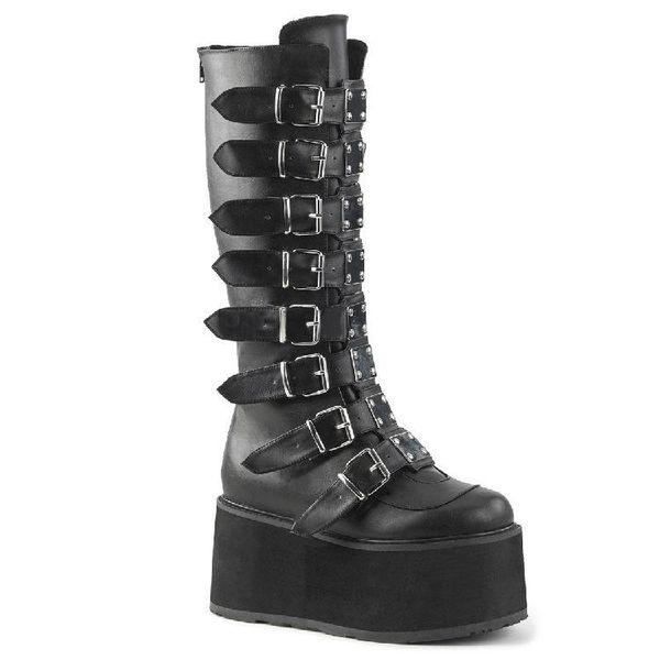 boots 2021 fashion and european american metal buckle thick-soled high women's plus size long, Black
boots 2021 fashion and european american metal buckle thick-soled high women's plus size long, Black