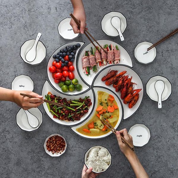 dishes & plates wanghong creative platter plate moon shaped combination household chopsticks set seafood western
dishes & plates wanghong creative platter plate moon shaped combination household chopsticks set seafood western