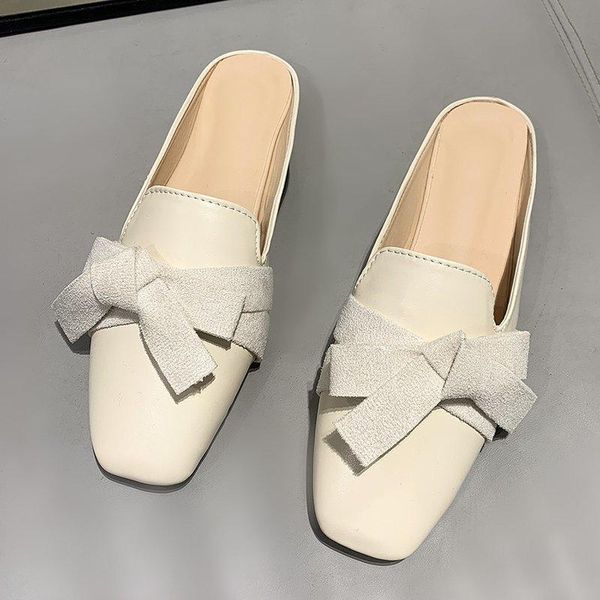 ladies out slippers flat with non-slip solid color bow cute youth sweet campus wild comfortable leisure u24-10, Black
ladies out slippers flat with non-slip solid color bow cute youth sweet campus wild comfortable leisure u24-10, Black