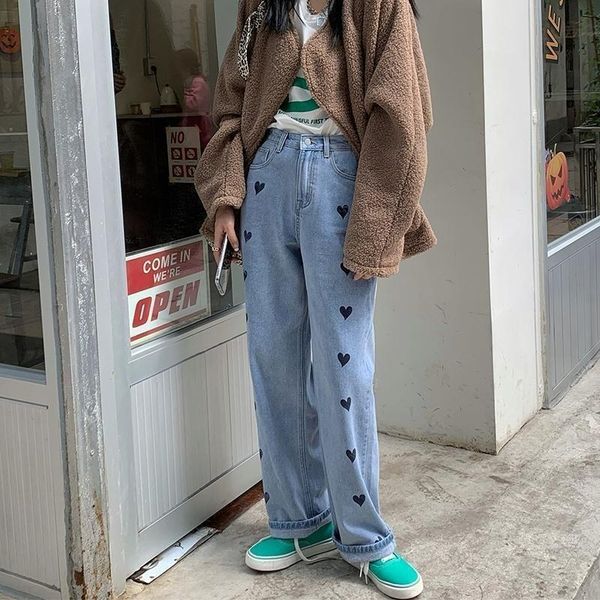 women's jeans fashion korean-style jean women straight stripe denim pant blue/black man and hip hop casual couples trouser
women's jeans fashion korean-style jean women straight stripe denim pant blue/black man and hip hop casual couples trouser
