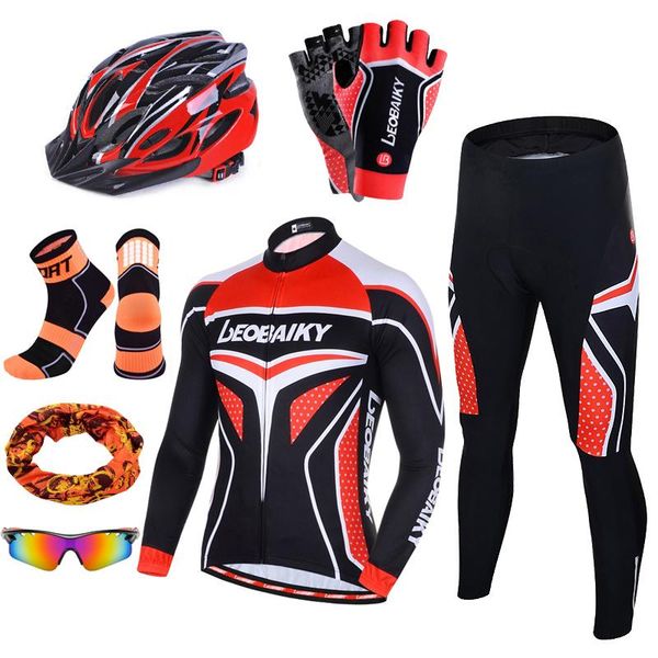 long sleeve cycling outfit men breathable pro team racing bike clothing mtb jersey set sportswear bicycle dress complete kits sets, Black;blue
long sleeve cycling outfit men breathable pro team racing bike clothing mtb jersey set sportswear bicycle dress complete kits sets, Black;blue
