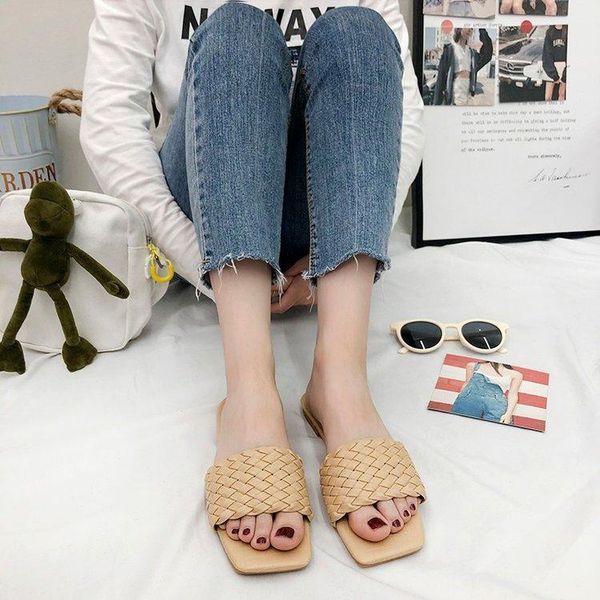 slippers aardimi women solid shallow ladies shoes woman summer outside flat with weave slides womens' flip flops mujer 2021, Black
slippers aardimi women solid shallow ladies shoes woman summer outside flat with weave slides womens' flip flops mujer 2021, Black