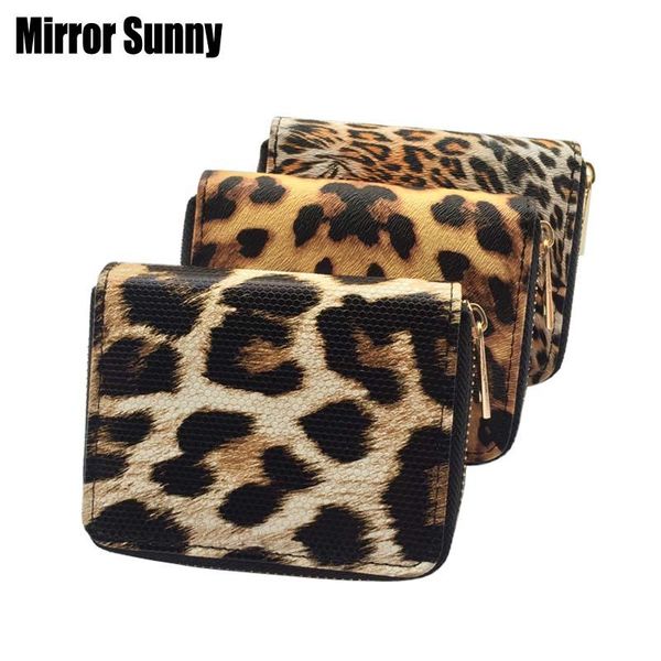 wallets 2021 women's short wallet leopard leather small money pocket ladies card holder bag zipper purse simple clutch, Red;black
wallets 2021 women's short wallet leopard leather small money pocket ladies card holder bag zipper purse simple clutch, Red;black
