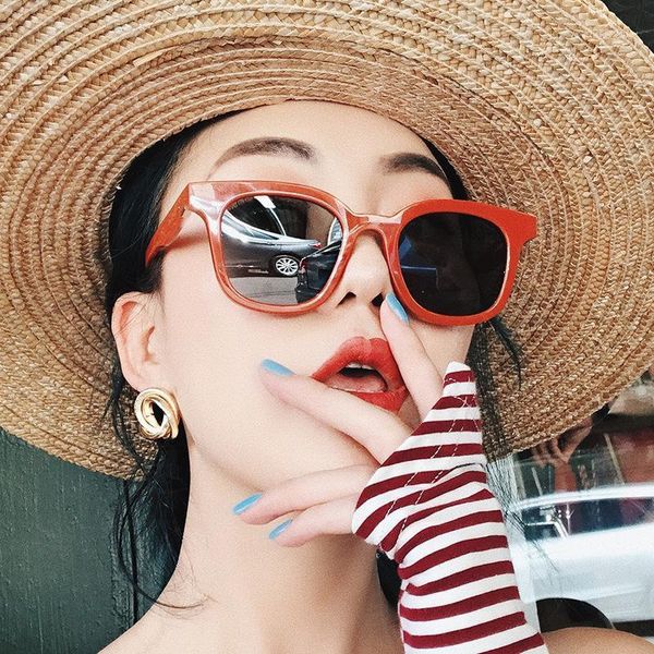 retro square frame anti-uv sunglasses for women girls trendy pc decorative sun glasses seaside mirror, White;black
retro square frame anti-uv sunglasses for women girls trendy pc decorative sun glasses seaside mirror, White;black