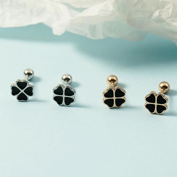 stud kofsac earring for women trendy black flower lucky clover jewelri 925 silver earrings chic rose gold color gifts, Golden;silver
stud kofsac earring for women trendy black flower lucky clover jewelri 925 silver earrings chic rose gold color gifts, Golden;silver