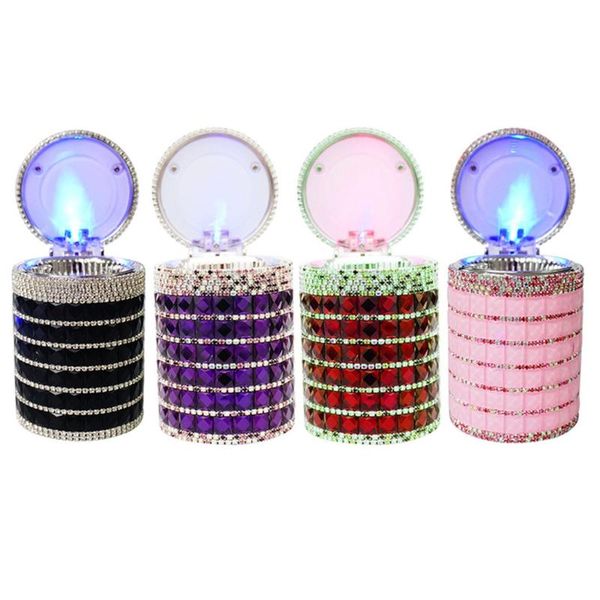 car organizer blingbling cigarette ashtray portable smokeless sealed design auto tool led blue light accessories
car organizer blingbling cigarette ashtray portable smokeless sealed design auto tool led blue light accessories
