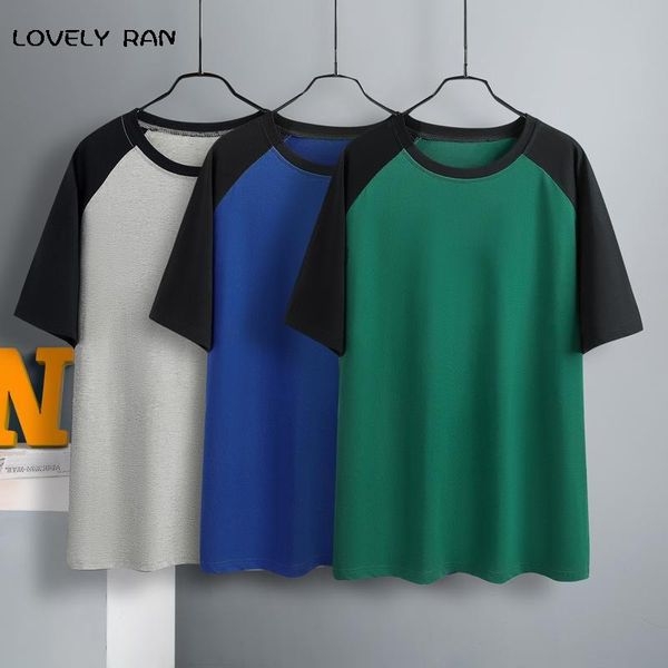 women's t-shirt 100% cotton oversized women tshirts long o-neck half sleeve t shirt patchwork casual loose girl tees summer korean swee, White
women's t-shirt 100% cotton oversized women tshirts long o-neck half sleeve t shirt patchwork casual loose girl tees summer korean swee, White