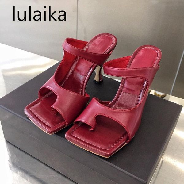 summer women slippers square toe high heel pumps beach luxury designer fashion party ladies flip flops 35-40 size dress shoes, Black
summer women slippers square toe high heel pumps beach luxury designer fashion party ladies flip flops 35-40 size dress shoes, Black