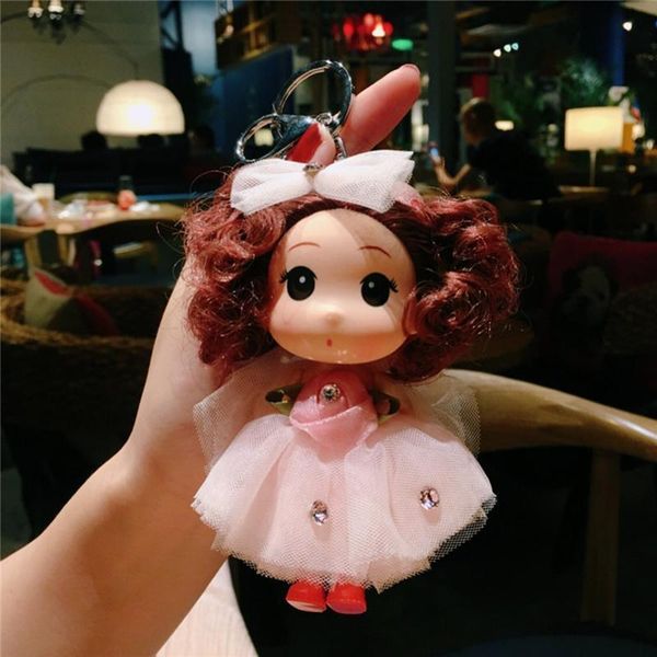 cute cartoon chain princess doll keychain gauze lace skirt for girl charm bag holder car keyring pendant accessories, Silver
cute cartoon chain princess doll keychain gauze lace skirt for girl charm bag holder car keyring pendant accessories, Silver