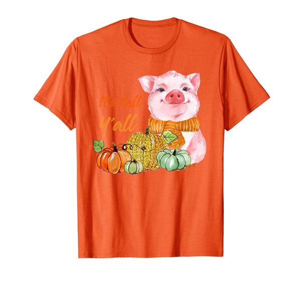 it's fall y'all cute pig with leopard pumpkin thanksgiving t-shirt, White;black
it's fall y'all cute pig with leopard pumpkin thanksgiving t-shirt, White;black