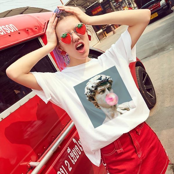 men fashion casual print mens short sleeve o neck white harajuku female tees thin clothing, White;black
men fashion casual print mens short sleeve o neck white harajuku female tees thin clothing, White;black