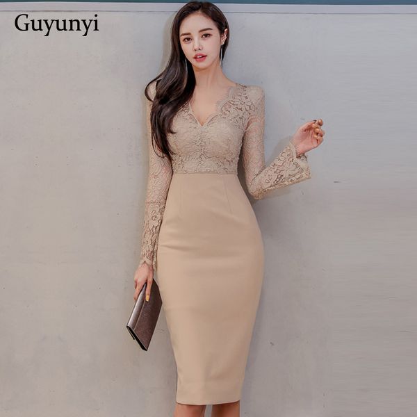 professional elegant party dress 2021 spring v-neck perspective lace stitching knee-length high waist tight dress women, Black;gray
professional elegant party dress 2021 spring v-neck perspective lace stitching knee-length high waist tight dress women, Black;gray