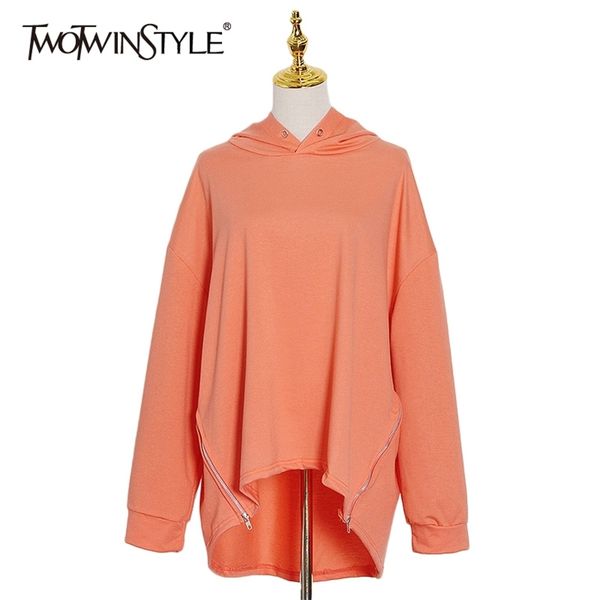 casual patchwork zipper black sweatshirt for women hooded collar long sleeve loose sweatshirts female fashionable 210524 
casual patchwork zipper black sweatshirt for women hooded collar long sleeve loose sweatshirts female fashionable 210524