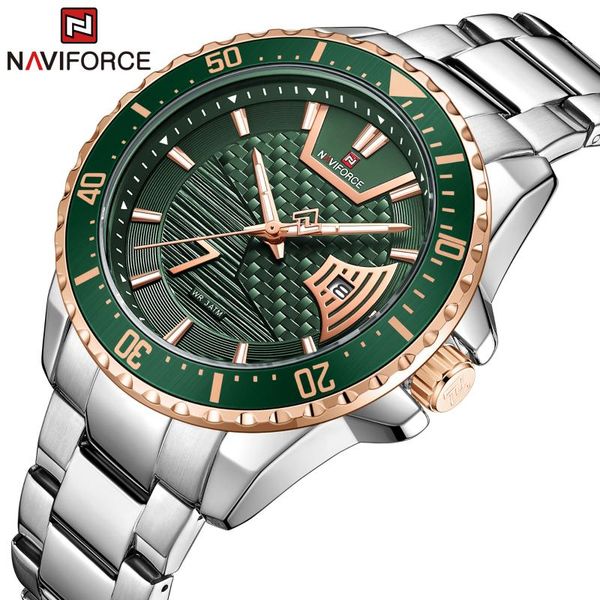 wristwatches naviforce classic fashion luxury wrist watch men business stainless-steel quartz watches military male relogio masculino, Slivery;brown
wristwatches naviforce classic fashion luxury wrist watch men business stainless-steel quartz watches military male relogio masculino, Slivery;brown