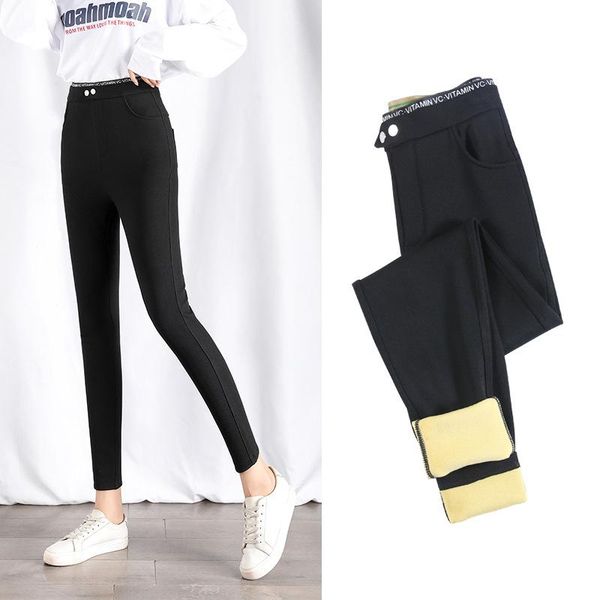 women's pants & capris 2021 moisturizing pencil women letter high waist magic leggings winter fleece stretch trousers thickening warm p, Black;white
women's pants & capris 2021 moisturizing pencil women letter high waist magic leggings winter fleece stretch trousers thickening warm p, Black;white
