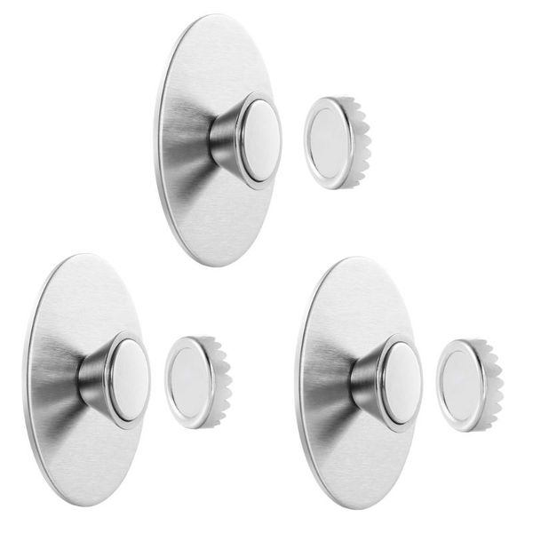 soap dishes onzon 3pcs magnetic holders stainless steel organizer punch suction rack for kitchen bathroom (silver)
soap dishes onzon 3pcs magnetic holders stainless steel organizer punch suction rack for kitchen bathroom (silver)