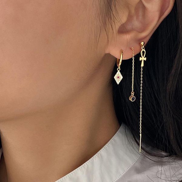 hoop & huggie delicate 2021 mini tiny drop pendant earrings simple small cz huggies boho rhombus ear piercing charms, Golden;silver
hoop & huggie delicate 2021 mini tiny drop pendant earrings simple small cz huggies boho rhombus ear piercing charms, Golden;silver