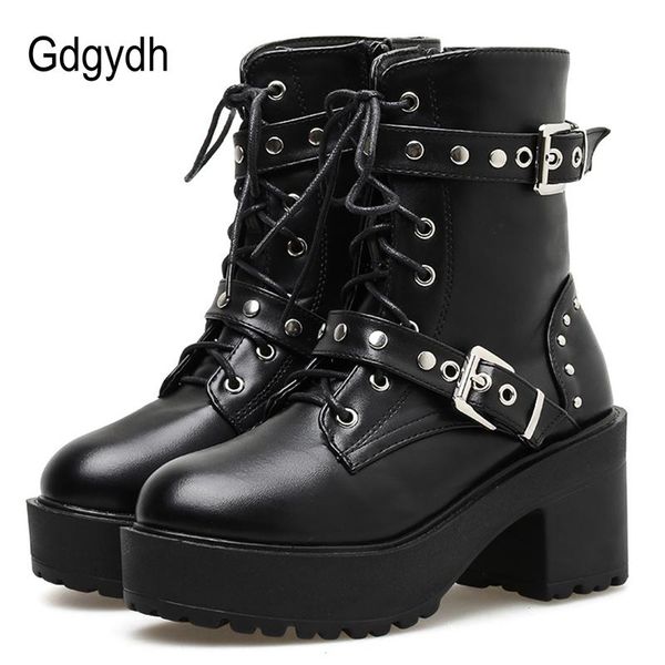 gdgydh rivet autumn boots women platform black leather gothic punk style combat for mid heels comfortable
gdgydh rivet autumn boots women platform black leather gothic punk style combat for mid heels comfortable