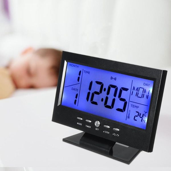 other clocks & accessories creative voice control alarm clock perpetual calendar hygrometer weather backlight digital snooze tab
other clocks & accessories creative voice control alarm clock perpetual calendar hygrometer weather backlight digital snooze tab