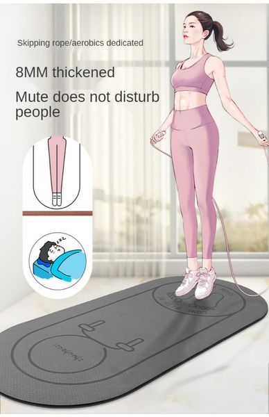 140cm upgraded tpe yoga rope skipping mat absorption and sound insulation household sports fitness children's 6mm mats
140cm upgraded tpe yoga rope skipping mat absorption and sound insulation household sports fitness children's 6mm mats