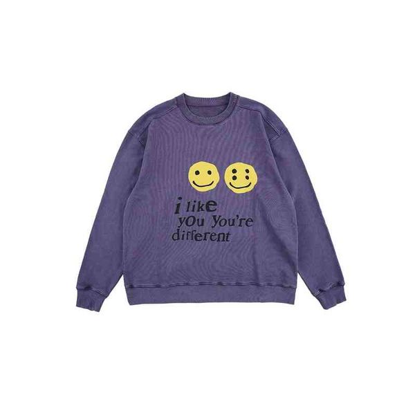 2019 autumn new you're different i like you printed sweatshirts men women crewneck hoodie, Black
2019 autumn new you're different i like you printed sweatshirts men women crewneck hoodie, Black