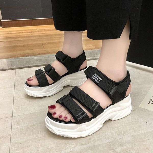 women sandals woman loop 2021 summer ladies comfortable flat platform shoes female casual hook solid beach footwear plus size, Black
women sandals woman loop 2021 summer ladies comfortable flat platform shoes female casual hook solid beach footwear plus size, Black