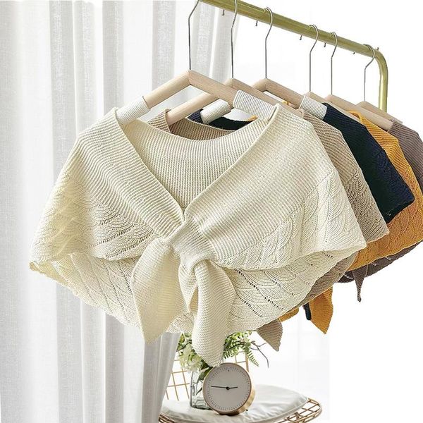 scarves 2021 and cute style all match decoration fake collar scarf women korean solid color hollow out female, Blue;gray
scarves 2021 and cute style all match decoration fake collar scarf women korean solid color hollow out female, Blue;gray