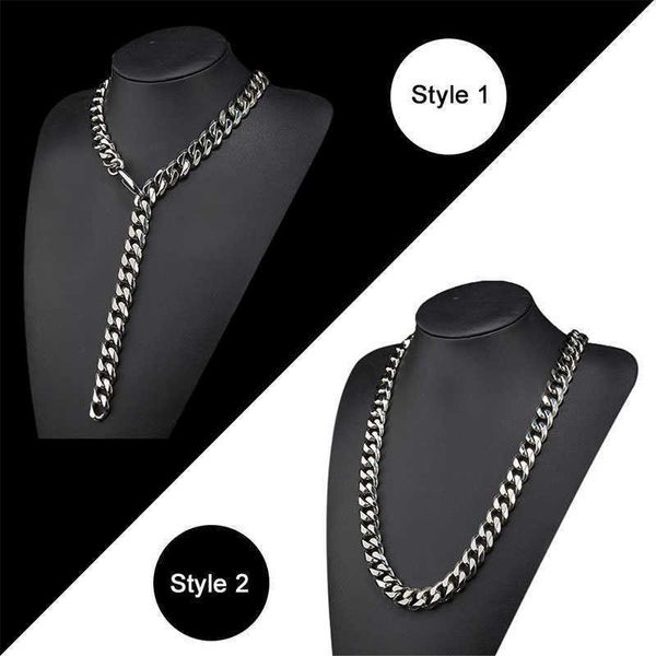 men's stainless steel necklace, cuban chain, neck jewelry, men's gifts, hip-hop necklace, wholesale q0809, Silver
men's stainless steel necklace, cuban chain, neck jewelry, men's gifts, hip-hop necklace, wholesale q0809, Silver