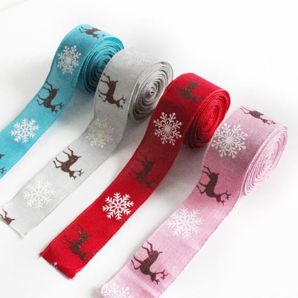 christmas decorations supplies ribbon bow gift wrapping tree decoration elk snowflake pattern 500*50cm 4 color
christmas decorations supplies ribbon bow gift wrapping tree decoration elk snowflake pattern 500*50cm 4 color