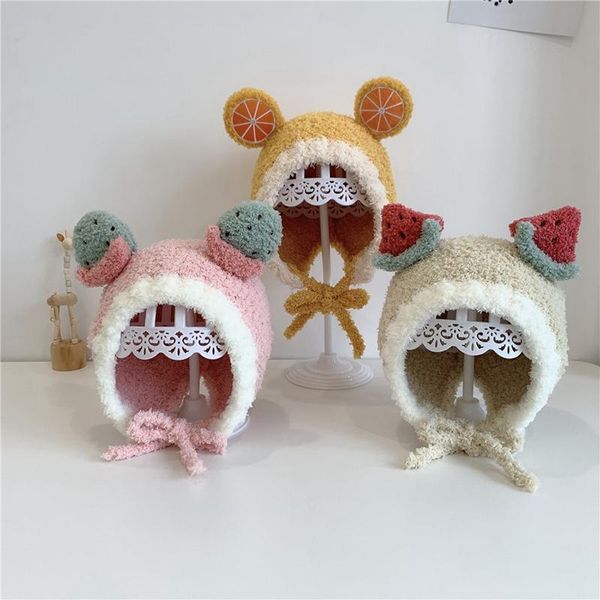 caps & hats cartoon baby hat autumn winter fruit ear for infant boy girl soft warm plush toys christmas gifts, Yellow
caps & hats cartoon baby hat autumn winter fruit ear for infant boy girl soft warm plush toys christmas gifts, Yellow
