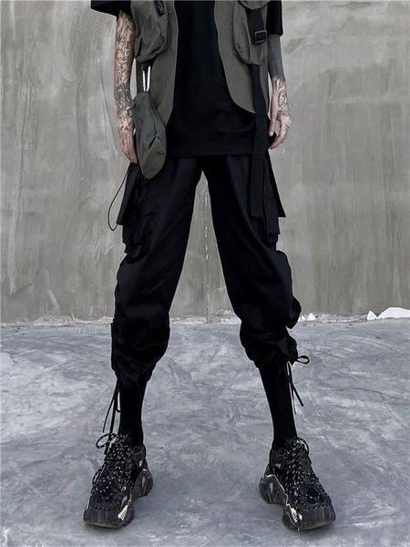 men's pants cargo spring and autumn yamamoto style fashion trend hip hop street tide casual loose oversized, Black
men's pants cargo spring and autumn yamamoto style fashion trend hip hop street tide casual loose oversized, Black