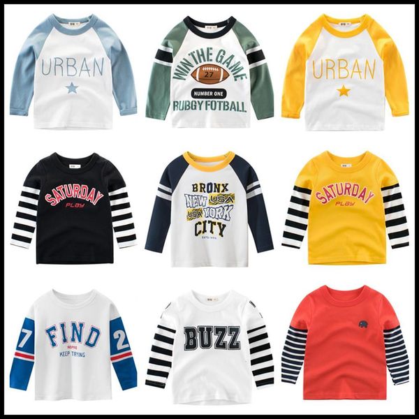 2 3 4 5 6 7 8 years children boys t shirts clothes 100% cotton fashion letter long sleeve tees, Blue
2 3 4 5 6 7 8 years children boys t shirts clothes 100% cotton fashion letter long sleeve tees, Blue