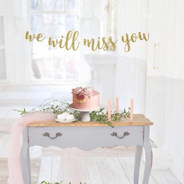 party decoration personalised we will miss you banner, retirement decor, custom farewell decorations, office work
party decoration personalised we will miss you banner, retirement decor, custom farewell decorations, office work