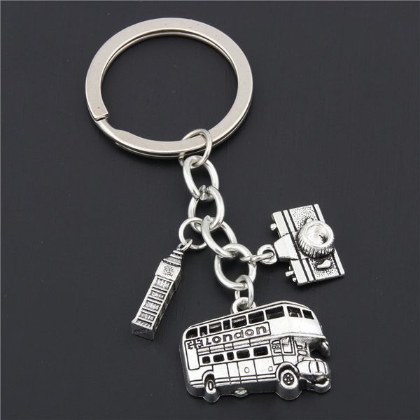 10pclondon keychain big ben key ring london bus charms with camera england gift for traveler e1635, Silver
10pclondon keychain big ben key ring london bus charms with camera england gift for traveler e1635, Silver