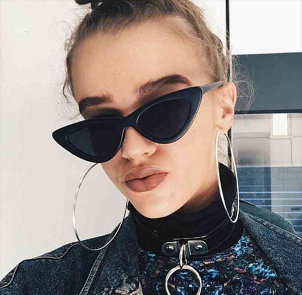 women cat eye triangle sunglasses cute lady vintage retro eyewear fashion sun glasses oculos uv400, White;black
women cat eye triangle sunglasses cute lady vintage retro eyewear fashion sun glasses oculos uv400, White;black