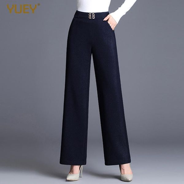 women's pants & capris yuey autumn winter women elastic band high waist plus size wide leg thick loose fashion trousers black dark blue, Black;white
women's pants & capris yuey autumn winter women elastic band high waist plus size wide leg thick loose fashion trousers black dark blue, Black;white