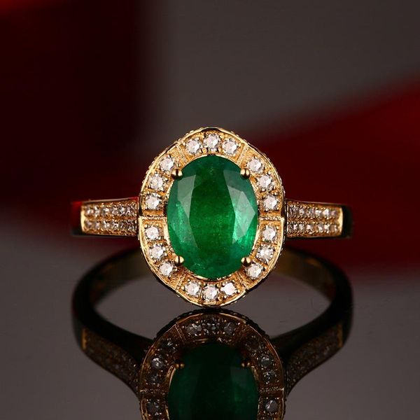 cluster rings cmajor sterling silver synthetic diamond jewelry temperament elegant 14ct cubic zircon emerald oval classic ring for women, Golden;silver
cluster rings cmajor sterling silver synthetic diamond jewelry temperament elegant 14ct cubic zircon emerald oval classic ring for women, Golden;silver