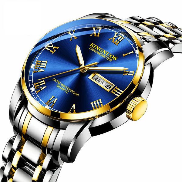 wristwatches luxury 2021 business men watch quartz stainless steel clock luminous calendar fashion trend retro style man watches, Slivery;brown
wristwatches luxury 2021 business men watch quartz stainless steel clock luminous calendar fashion trend retro style man watches, Slivery;brown