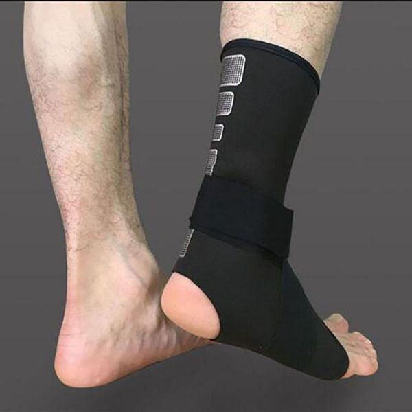 ankle bandage elastic brace guard support sport gym foot wrap protection sports safety strong1, Blue;black
ankle bandage elastic brace guard support sport gym foot wrap protection sports safety strong1, Blue;black