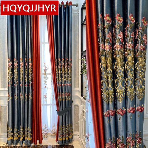 european embroidered blackout villa curtains for the living room high-quality voile curtain bedroom & drapes
european embroidered blackout villa curtains for the living room high-quality voile curtain bedroom & drapes