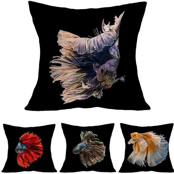 1pc cotton linen cushion cover chair waist office sofa throw pillowcase home decor oil painting gold fish printed pillow case cushion/decora
1pc cotton linen cushion cover chair waist office sofa throw pillowcase home decor oil painting gold fish printed pillow case cushion/decora