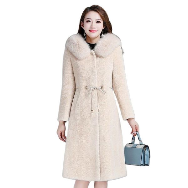 women's wool & blends ferret slimmed lady medium length wear winter fashion thickened golden eagle velvet coat, Black
women's wool & blends ferret slimmed lady medium length wear winter fashion thickened golden eagle velvet coat, Black